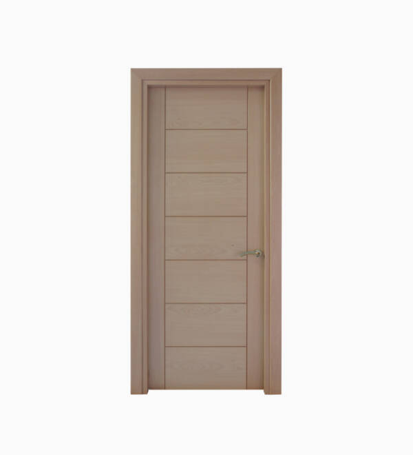 Porte en aluminium - revêtement en Bois