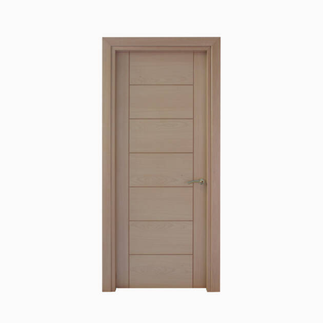 Porte en aluminium - revêtement en Bois